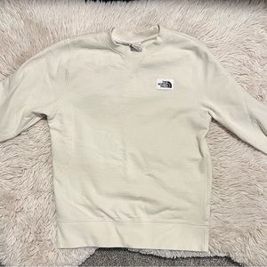 North Face Crew Neck Sweatshirt Off White